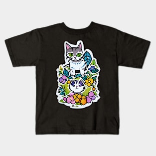 vintage-cat Kids T-Shirt